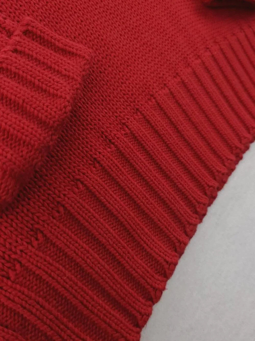 Polo Ralph Lauren Vintage Sweater Pony Knit 100% Cotton Red Men's Large